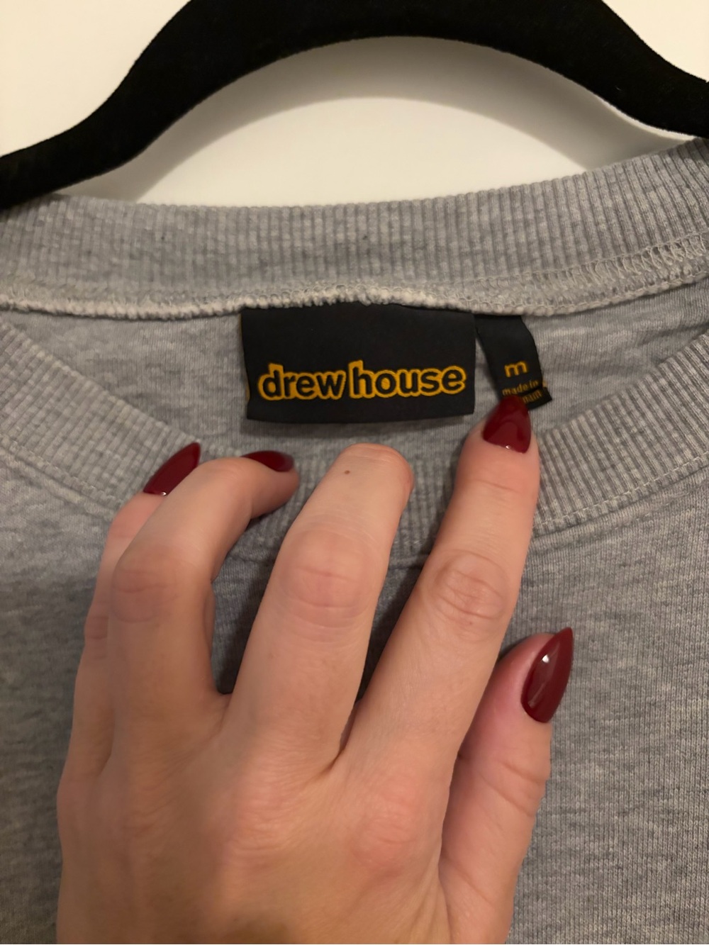 Drew House x Toronto Maple Leafs Grey Crewneck